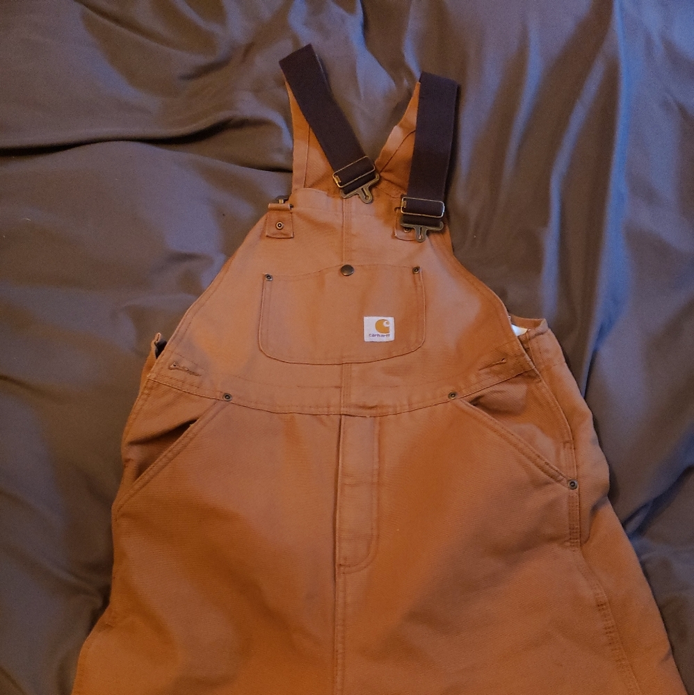Boys Carharrt Lined Coveralls Size 14